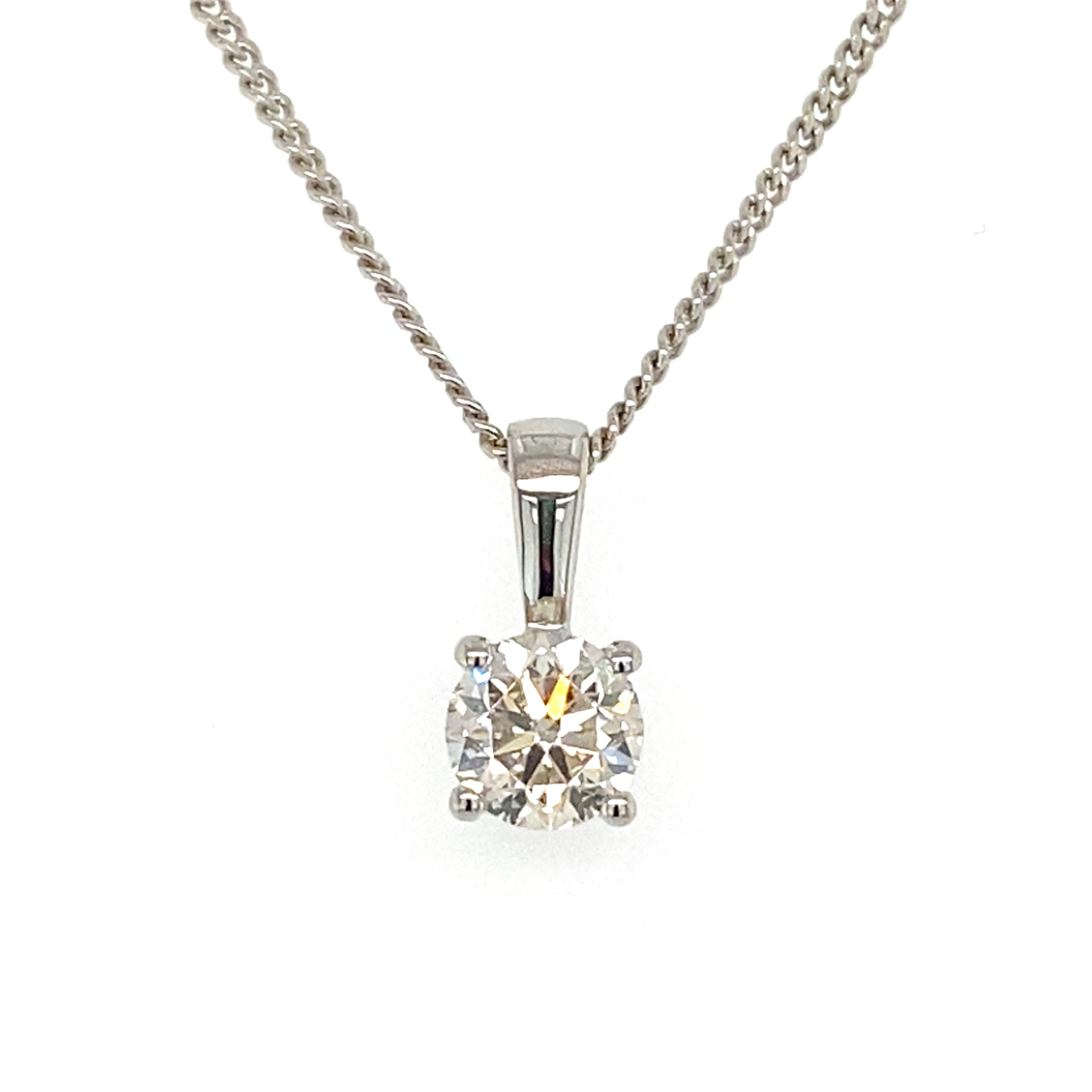 4 diamond store pendant necklace