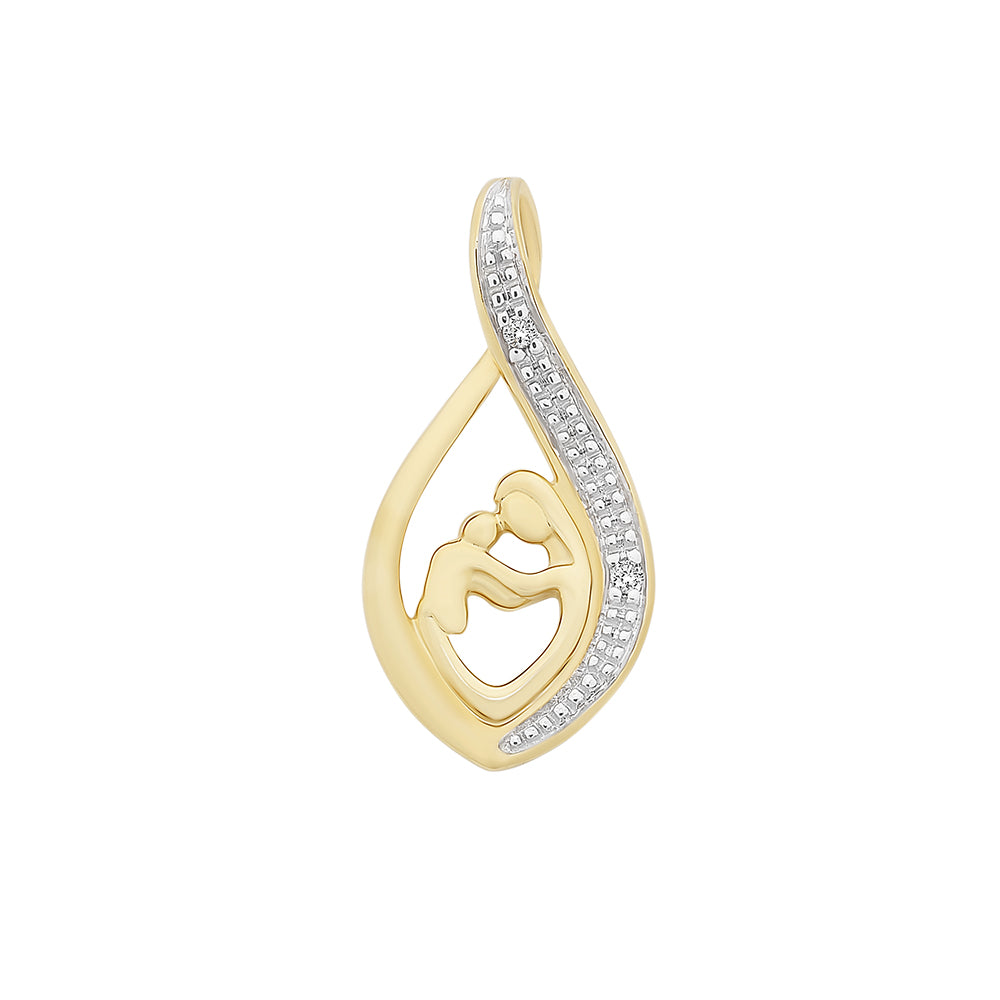 Baby on sale diamond pendant