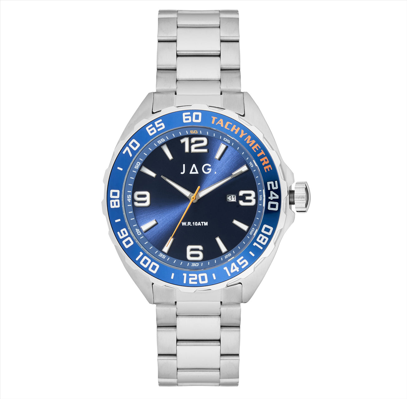 Jag stainless best sale steel watch