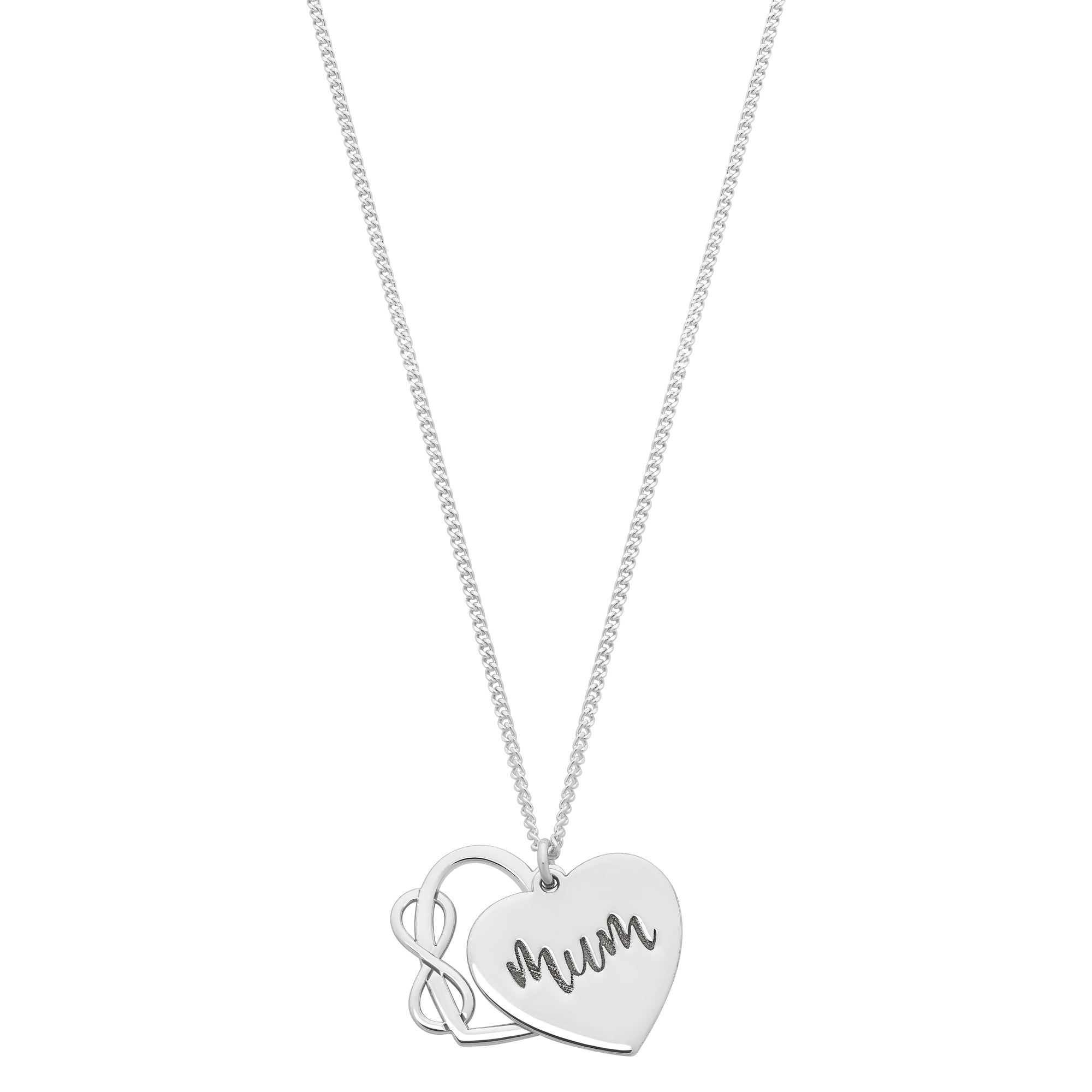 Personalised Engraved Angel Wings Mum and Child Birthstone Necklace – IfShe  UK